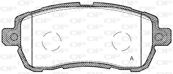Open parts BPA1728.00 Brake Pad Set, disc brake BPA172800: Buy near me in Poland at 2407.PL - Good price!