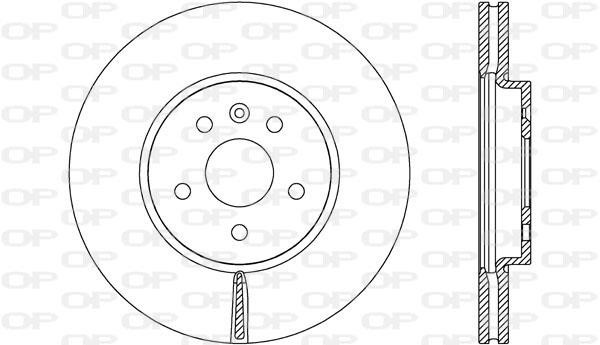Open parts BDR271620 Brake disc BDR271620: Buy near me in Poland at 2407.PL - Good price!