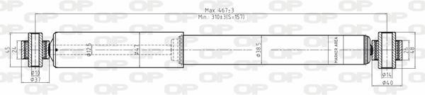 Open parts SAB8027.32 Амортизатор подвески задний газомасляный SAB802732: Отличная цена - Купить в Польше на 2407.PL!