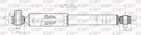 Open parts SAB8200.32 Амортизатор подвески задний газомасляный SAB820032: Отличная цена - Купить в Польше на 2407.PL!