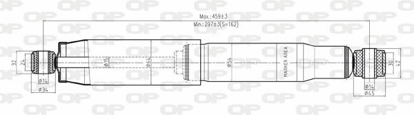 Open parts SAB8018.32 Амортизатор подвески задний газомасляный SAB801832: Отличная цена - Купить в Польше на 2407.PL!