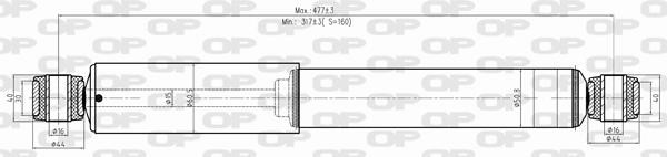 Open parts SAB8498.32 Амортизатор подвески задний газомасляный SAB849832: Купить в Польше - Отличная цена на 2407.PL!