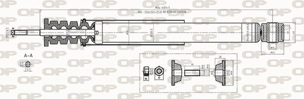 Open parts SAB8563.32 Амортизатор подвески задний газомасляный SAB856332: Отличная цена - Купить в Польше на 2407.PL!
