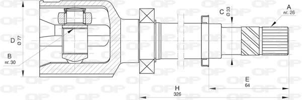 Open parts CVJ5833.20 Przegub homokinetyczny CVJ583320: Dobra cena w Polsce na 2407.PL - Kup Teraz!