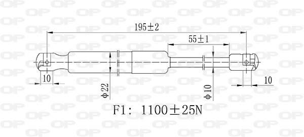 Open parts GSR6436.00 Motorhaubegasdruckfeder GSR643600: Kaufen Sie zu einem guten Preis in Polen bei 2407.PL!