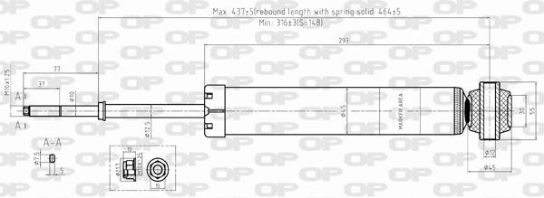 Open parts SAB8331.32 Амортизатор підвіскі задній газомасляний SAB833132: Купити у Польщі - Добра ціна на 2407.PL!