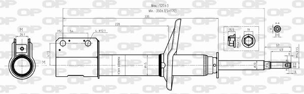 Open parts SAB8278.31 Амортизатор подвески передний газомасляный SAB827831: Отличная цена - Купить в Польше на 2407.PL!