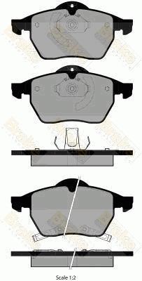 Brake engineering PA1848 Brake Pad Set, disc brake PA1848: Buy near me in Poland at 2407.PL - Good price!