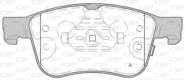 Open parts BPA1808.12 Brake Pad Set, disc brake BPA180812: Buy near me at 2407.PL in Poland at an Affordable price!