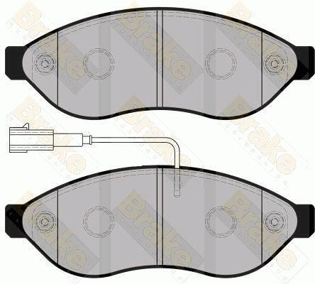 Brake engineering PA1754 Klocki hamulcowe, zestaw PA1754: Dobra cena w Polsce na 2407.PL - Kup Teraz!