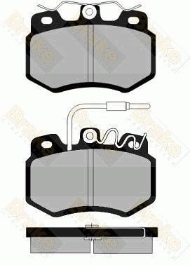 Brake engineering PA472 Гальмівні колодки, комплект PA472: Приваблива ціна - Купити у Польщі на 2407.PL!