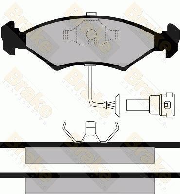 Brake engineering PA344 Klocki hamulcowe, zestaw PA344: Dobra cena w Polsce na 2407.PL - Kup Teraz!