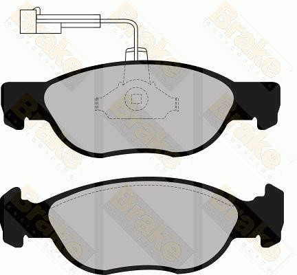 Brake engineering PA1111 Klocki hamulcowe, zestaw PA1111: Dobra cena w Polsce na 2407.PL - Kup Teraz!