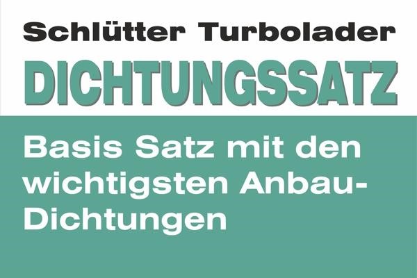 Schlutter DISA10400 Комплект монтажний турбіни DISA10400: Приваблива ціна - Купити у Польщі на 2407.PL!