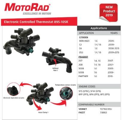 Купить MotoRad 895-105K по низкой цене в Польше!