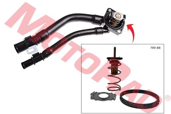 MotoRad 799-88K Thermostat, coolant 79988K: Buy near me at 2407.PL in Poland at an Affordable price!