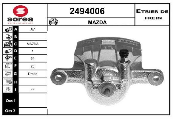 EAI 2494006 Bremssattel 2494006: Kaufen Sie zu einem guten Preis in Polen bei 2407.PL!