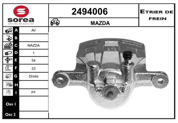 EAI 2494006 Zacisk hamulcowy 2494006: Dobra cena w Polsce na 2407.PL - Kup Teraz!