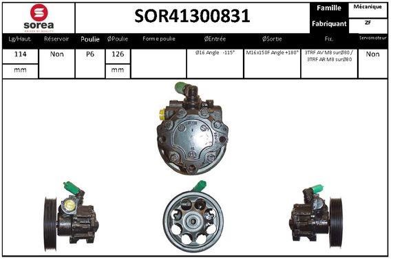 EAI SOR41300831 Hydraulic Pump, steering system SOR41300831: Buy near me in Poland at 2407.PL - Good price!