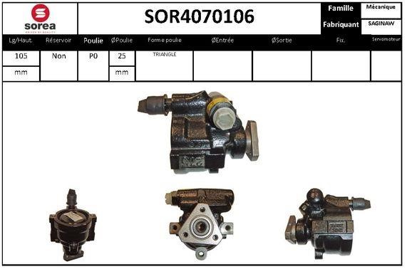 EAI SOR4070106 Hydraulic Pump, steering system SOR4070106: Buy near me at 2407.PL in Poland at an Affordable price!