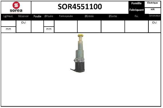 EAI SOR4551100 Hydraulic Pump, steering system SOR4551100: Buy near me at 2407.PL in Poland at an Affordable price!