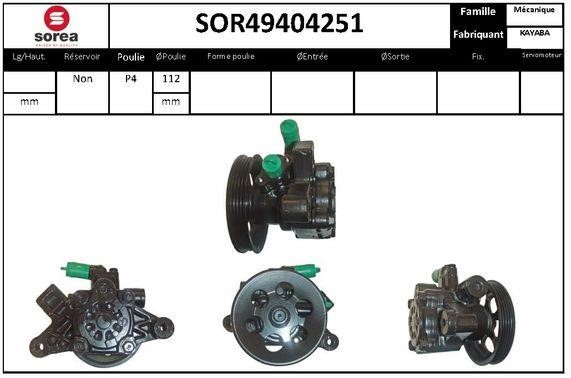 EAI SOR49404251 Hydraulic Pump, steering system SOR49404251: Buy near me in Poland at 2407.PL - Good price!