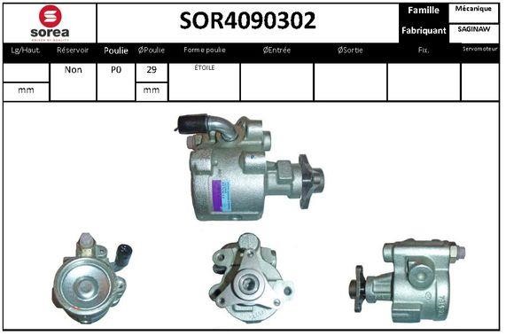 EAI SOR4090302 Hydraulic Pump, steering system SOR4090302: Buy near me in Poland at 2407.PL - Good price!