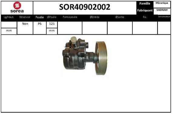 EAI SOR40902002 Hydraulic Pump, steering system SOR40902002: Buy near me in Poland at 2407.PL - Good price!
