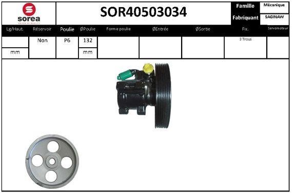EAI SOR40503034 Hydraulic Pump, steering system SOR40503034: Buy near me at 2407.PL in Poland at an Affordable price!