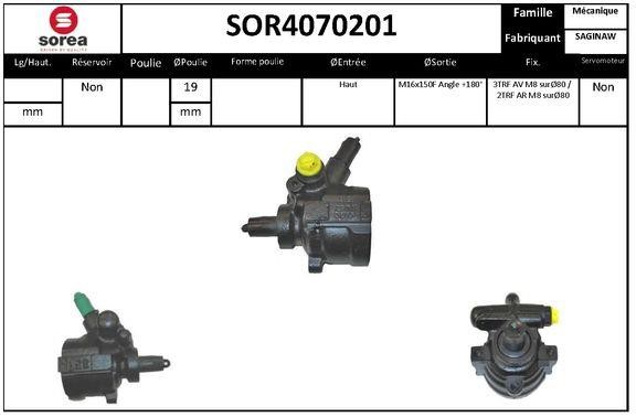EAI SOR4070201 Pompa hydrauliczna, układ kierowniczy SOR4070201: Dobra cena w Polsce na 2407.PL - Kup Teraz!