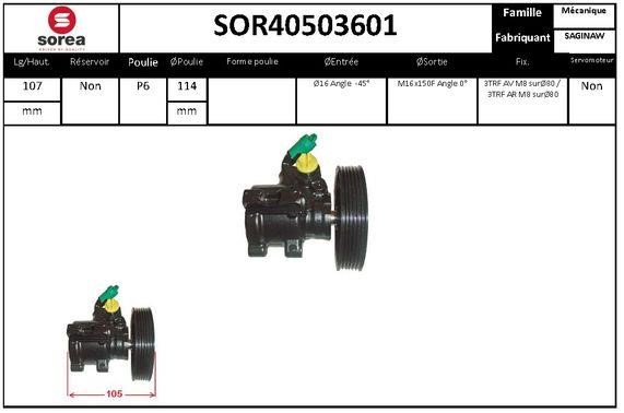 EAI SOR40503601 Насос гидроусилителя руля SOR40503601: Отличная цена - Купить в Польше на 2407.PL!
