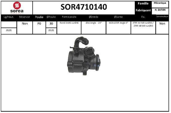 EAI SOR4710140 Насос гидроусилителя руля SOR4710140: Отличная цена - Купить в Польше на 2407.PL!