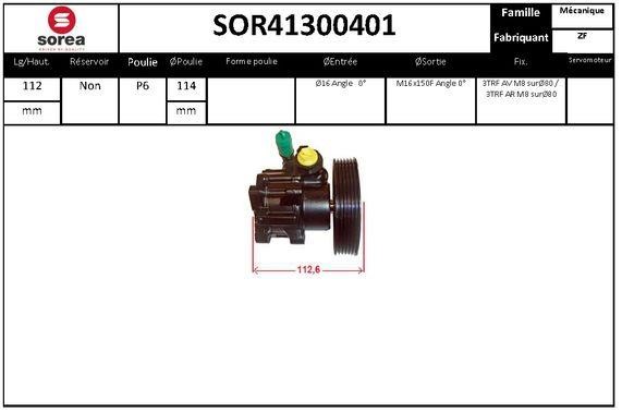 EAI SOR41300401 Hydraulic Pump, steering system SOR41300401: Buy near me in Poland at 2407.PL - Good price!