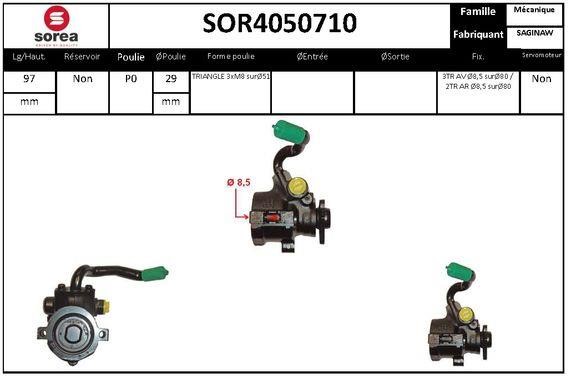 EAI SOR4050710 Hydraulic Pump, steering system SOR4050710: Buy near me in Poland at 2407.PL - Good price!