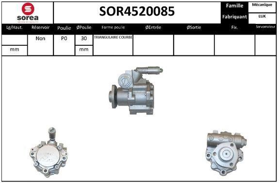EAI SOR4520085 Насос гидроусилителя руля SOR4520085: Отличная цена - Купить в Польше на 2407.PL!