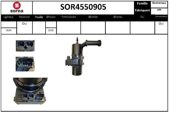 EAI SOR4550905 Hydraulic Pump, steering system SOR4550905: Buy near me in Poland at 2407.PL - Good price!