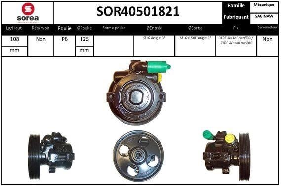 EAI SOR40501821 Hydraulic Pump, steering system SOR40501821: Buy near me in Poland at 2407.PL - Good price!