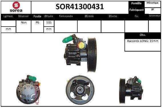 EAI SOR41300431 Pompa hydrauliczna, układ kierowniczy SOR41300431: Dobra cena w Polsce na 2407.PL - Kup Teraz!
