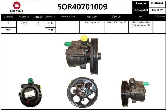 EAI SOR40701009 Hydraulic Pump, steering system SOR40701009: Buy near me at 2407.PL in Poland at an Affordable price!