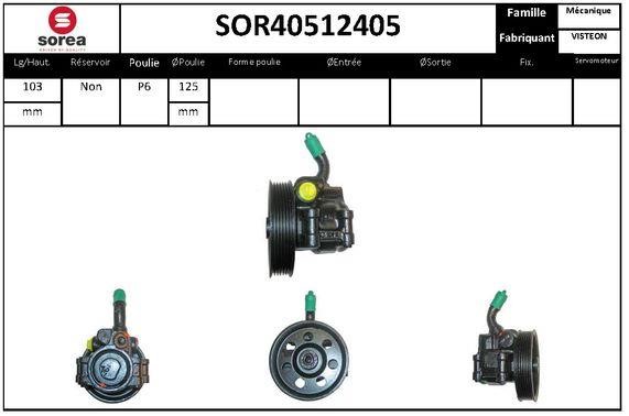 EAI SOR40512405 Hydraulic Pump, steering system SOR40512405: Buy near me in Poland at 2407.PL - Good price!