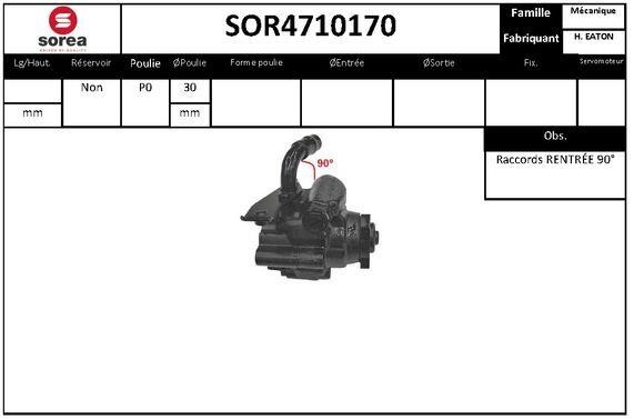 EAI SOR4710170 Hydraulikpumpe, Lenkung SOR4710170: Kaufen Sie zu einem guten Preis in Polen bei 2407.PL!