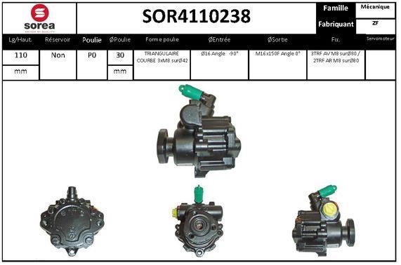 EAI SOR4110238 Hydraulic Pump, steering system SOR4110238: Buy near me in Poland at 2407.PL - Good price!