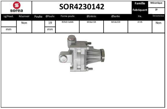 EAI SOR4230142 Hydraulic Pump, steering system SOR4230142: Buy near me in Poland at 2407.PL - Good price!