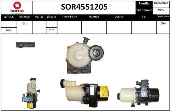 EAI SOR4551205 Hydraulic Pump, steering system SOR4551205: Buy near me in Poland at 2407.PL - Good price!