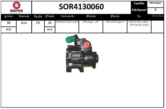 EAI SOR4130060 Насос гидроусилителя руля SOR4130060: Отличная цена - Купить в Польше на 2407.PL!