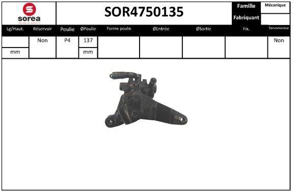 EAI SOR4750135 Hydraulic Pump, steering system SOR4750135: Buy near me at 2407.PL in Poland at an Affordable price!