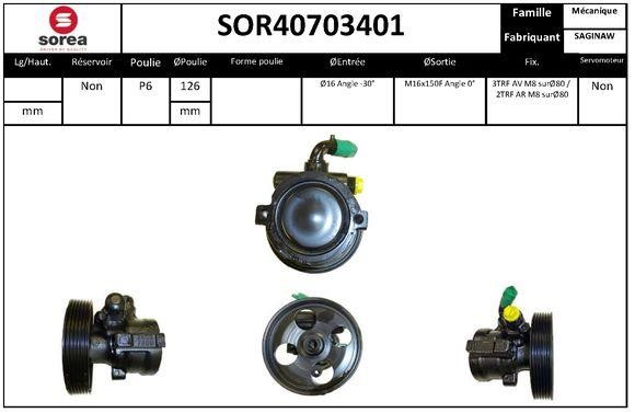 EAI SOR40703401 Hydraulic Pump, steering system SOR40703401: Buy near me at 2407.PL in Poland at an Affordable price!
