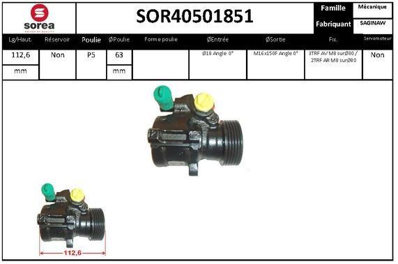 EAI SOR40501851 Pompa hydrauliczna, układ kierowniczy SOR40501851: Dobra cena w Polsce na 2407.PL - Kup Teraz!
