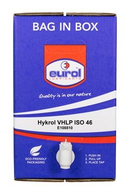 Eurol E108810-20L BIB Hydraulic oil Eurol, 20l E10881020LBIB: Buy near me in Poland at 2407.PL - Good price!