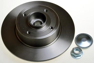 Denckermann B130465 Rear brake disc, non-ventilated B130465: Buy near me in Poland at 2407.PL - Good price!